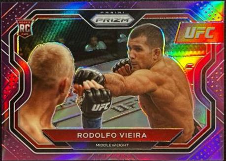 Rodolfo Vieira 2021 Panini Prizm UFC Base #107 Purple