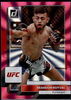 Brandon Royval 2023 Panini Donruss UFC Base #88 Pink Laser