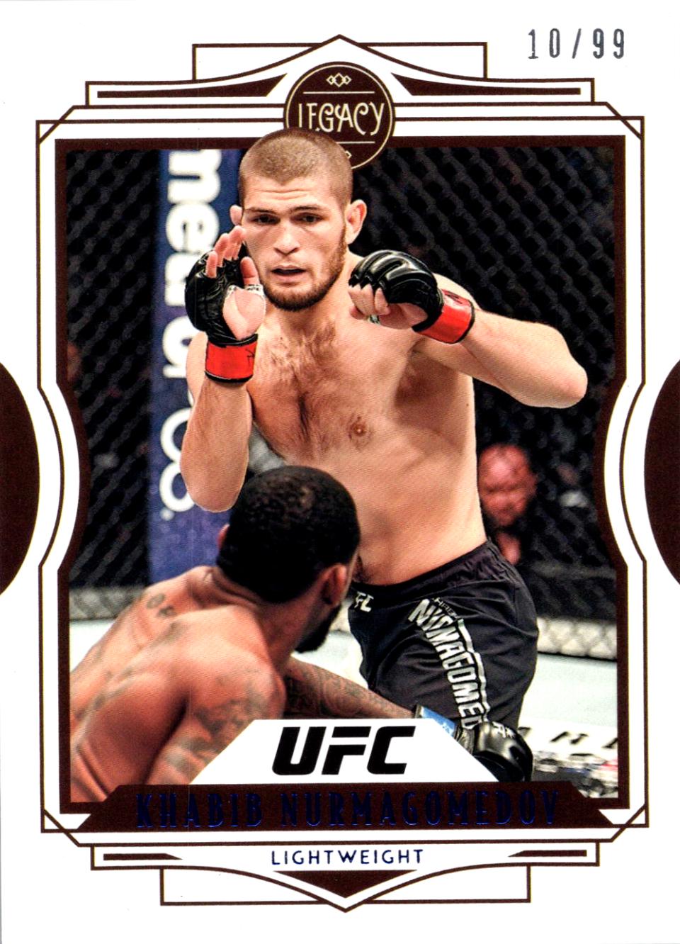Khabib Nurmagomedov 2021 Panini Chronicles UFC Base Legacy #42 Blue