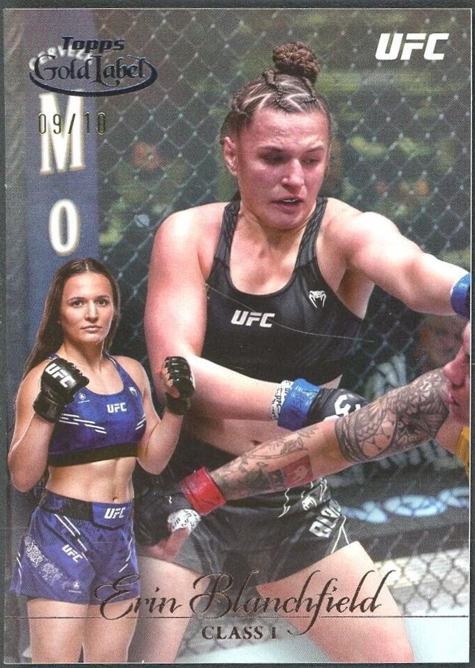 Erin Blanchfield 2024 Topps Gold Label UFC Base Class I #35 Black