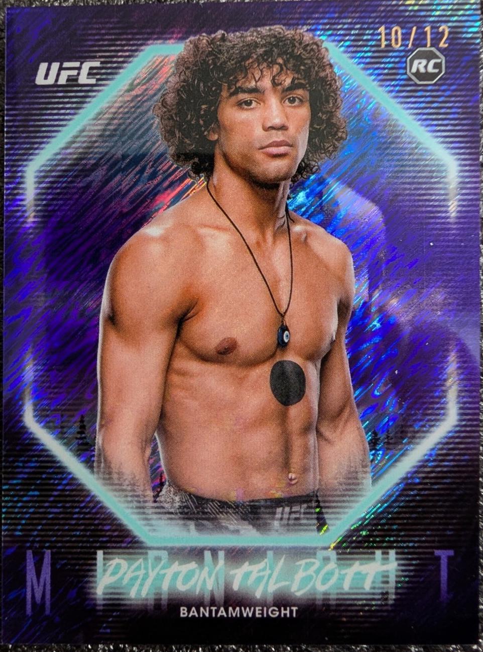 Payton Talbott 2025 Topps Midnight UFC Base #9 Midnight