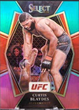 Curtis Blaydes 2022 Panini Select UFC Premier Level #184 Orange Flash