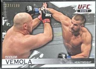 Karlos Vemola 2010 Topps UFC Knockout Base #144 Silver