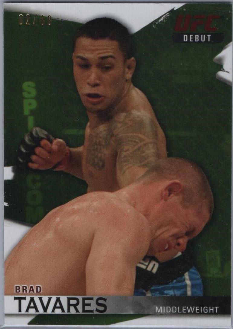 Brad Tavares 2010 Topps UFC Knockout Base #138 Green