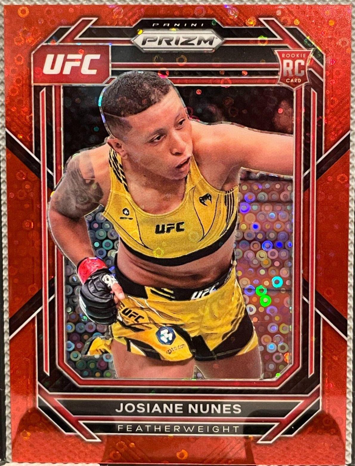 Josiane Nunes 2023 Panini Prizm Under Card UFC Base #199 Red