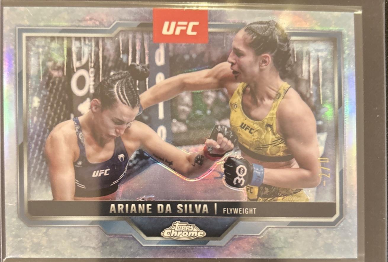 Ariane da Silva 2025 Topps Chrome UFC Base #165 FrozenFractor