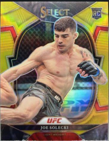 Joe Solecki 2023 Panini Select UFC Concourse #76 Gold