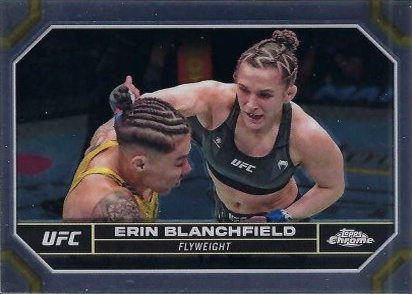 Erin Blanchfield 2024 Topps Chrome UFC Base #65 Red Refractor