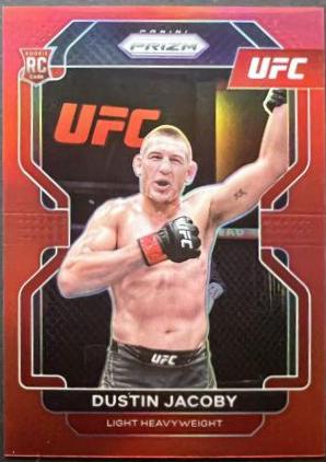 Dustin Jacoby 2022 Panini Prizm UFC Base #123 Red