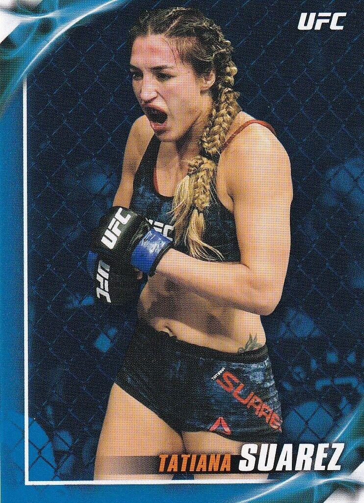 Tatiana Suarez 2019 Topps UFC Knockout Base #4 Blue