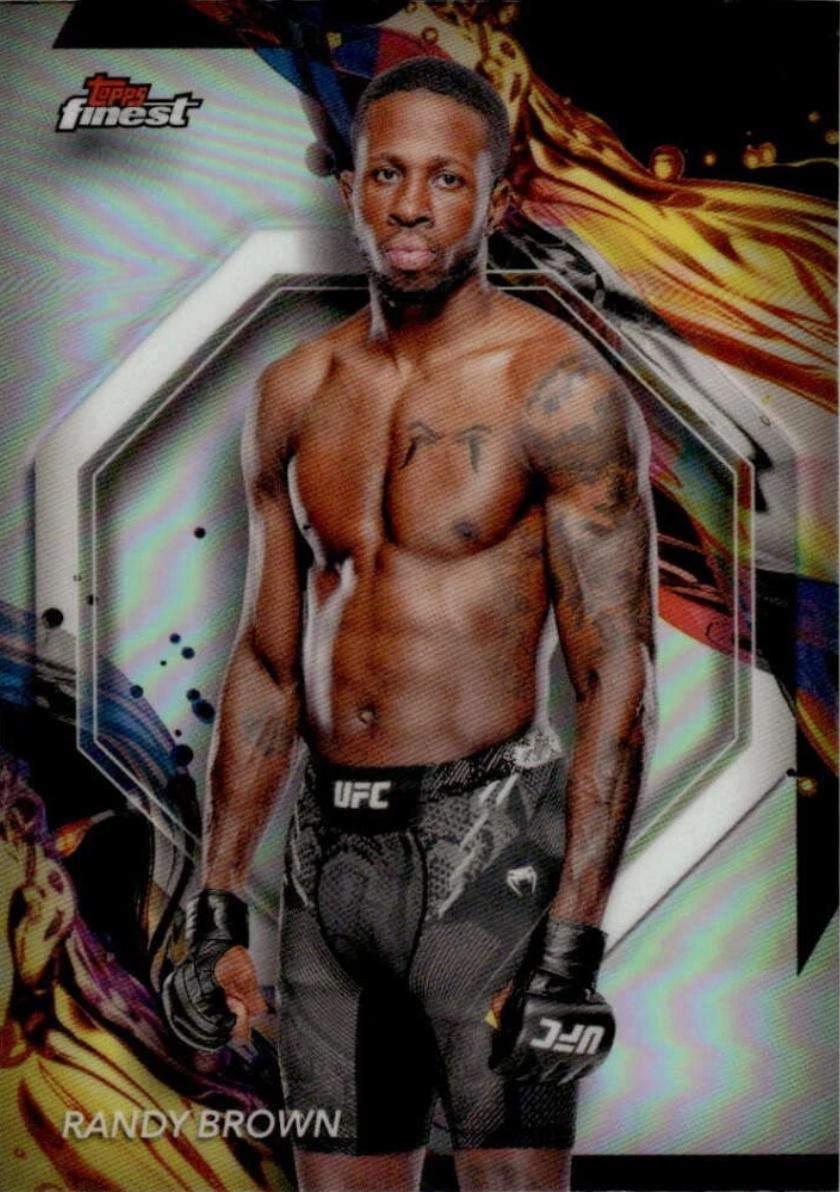 Randy Brown 2024 Topps Finest UFC Base Uncommon #192 Refractor