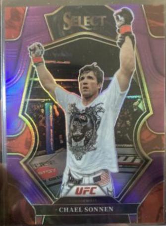 Chael Sonnen 2023 Panini Select UFC Octagonside #226 Purple