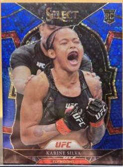 Karine Silva 2023 Panini Select UFC Concourse #67 Blue Disco