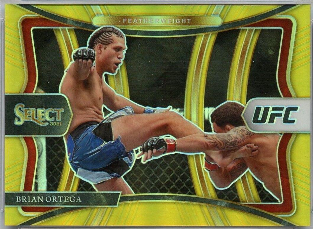Brian Ortega 2021 Panini Select UFC Premier Level #173 Gold
