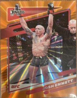 Josh Emmett 2022 Panini Donruss UFC Base #42 Orange