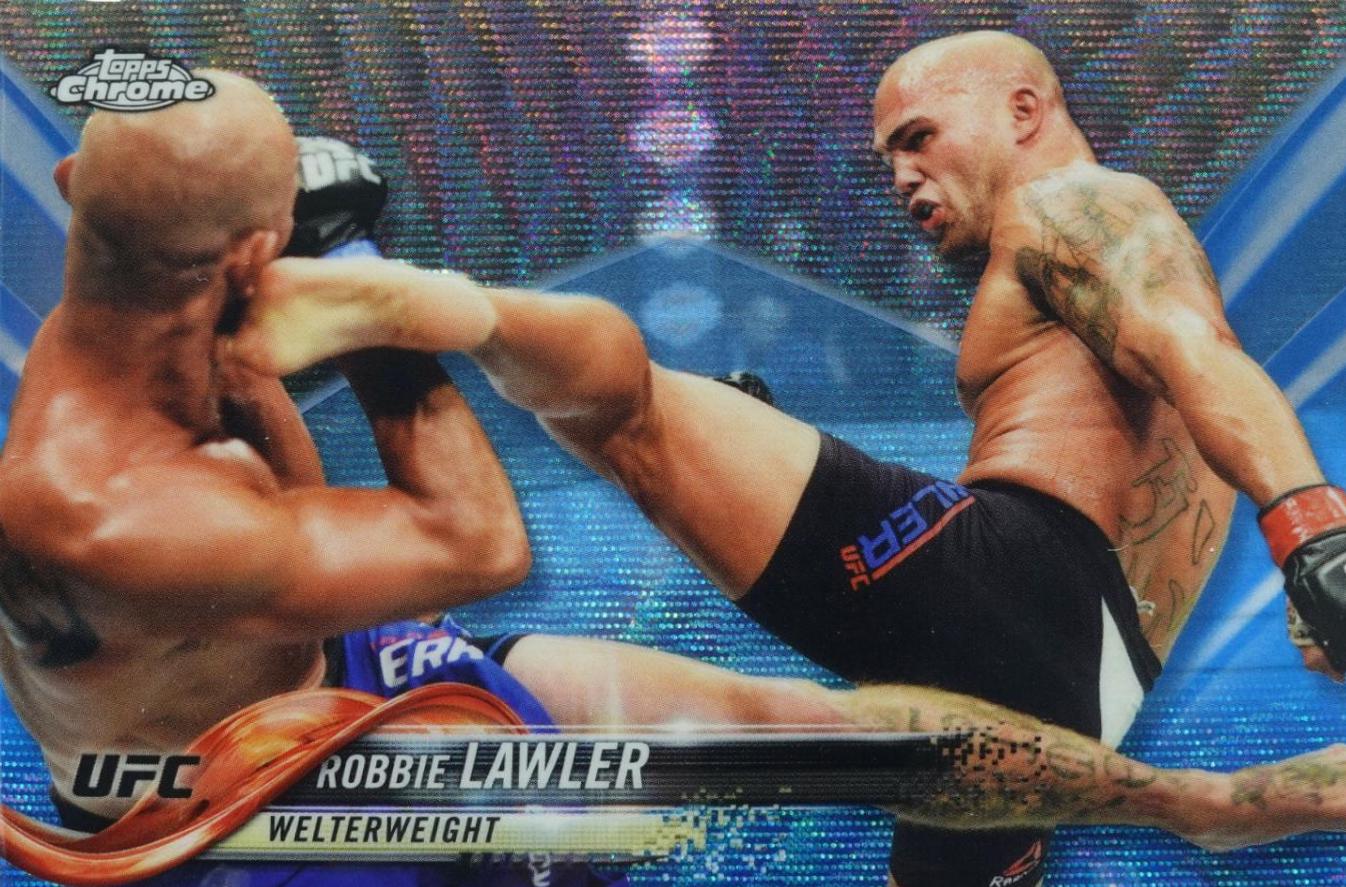 Robbie Lawler 2018 Topps Chrome UFC Base #35 Blue Wave
