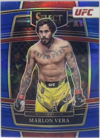 Marlon Vera 2022 Panini Select UFC Concourse #36 Blue Prizm