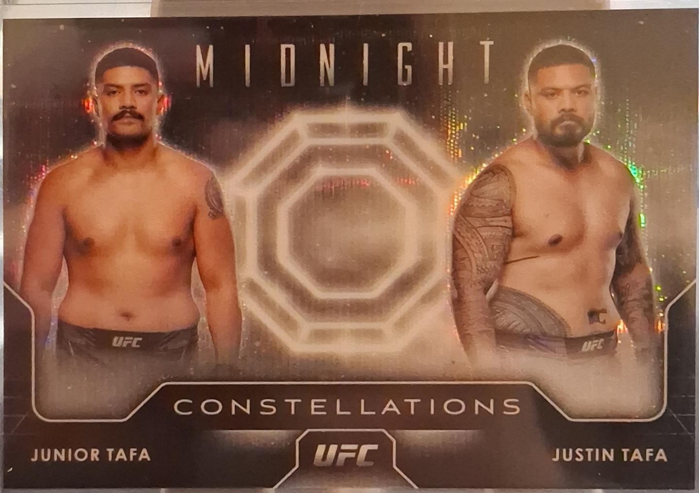 Justin Tafa / Junior Tafa 2024 Topps Midnight UFC Constellations #CO-13 Moon Beam