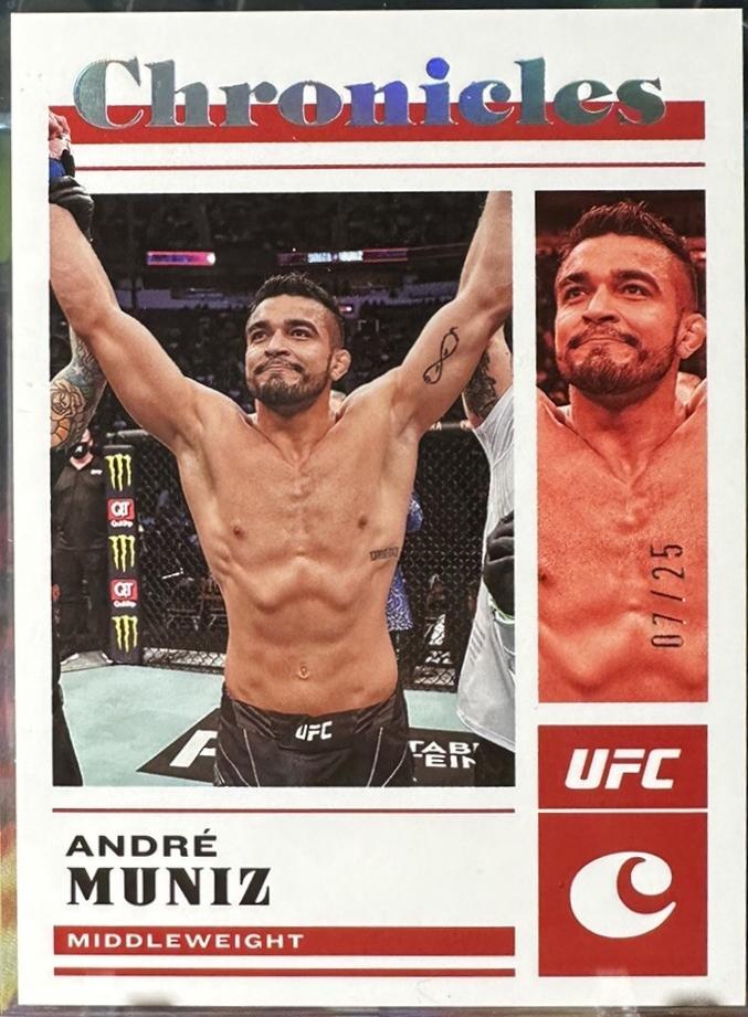 Andre Muniz 2023 Panini Chronicles UFC Base Chronicles #43 Silver