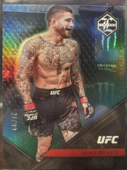 Sean Brady 2023 Panini Chronicles UFC Base Limited #216 Orange