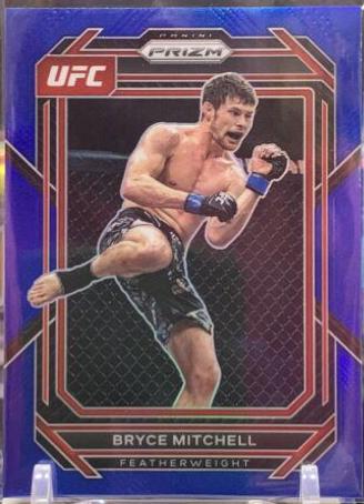 Bryce Mitchell 2023 Panini Prizm UFC Base #153 Blue