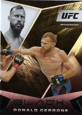 Donald Cerrone 2021 Panini Chronicles UFC Base Black #117 Platinum