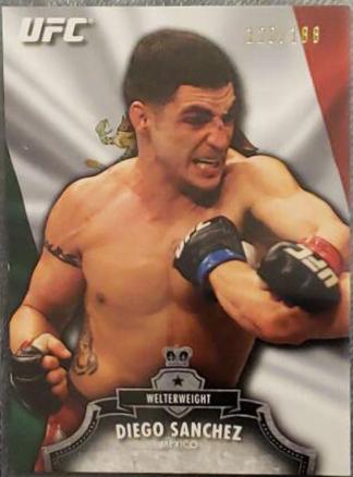 Diego Sanchez 2012 Topps UFC Bloodlines Base #54 Flag