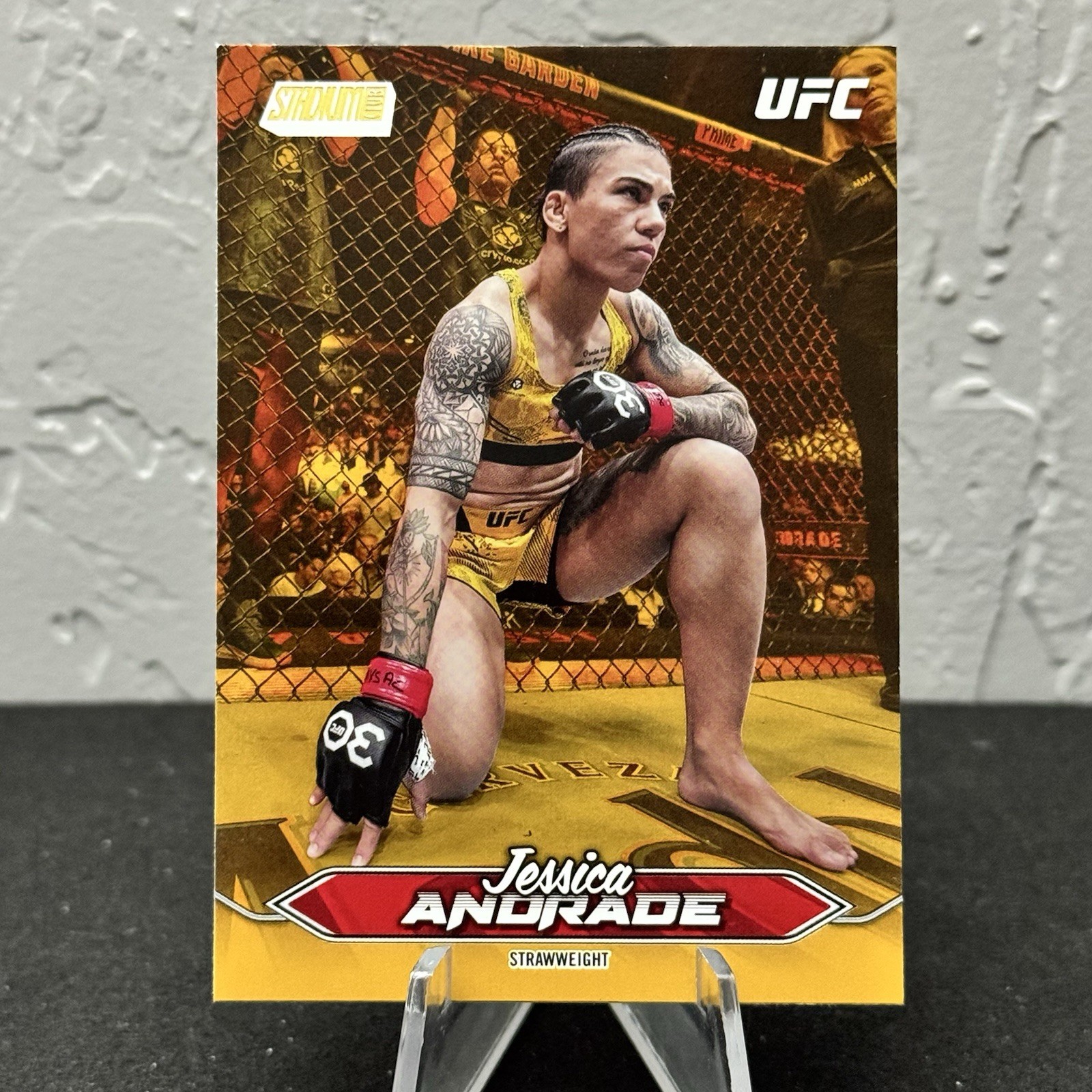 Jessica Andrade 2025 Topps Stadium Club UFC Base #185 Gold
