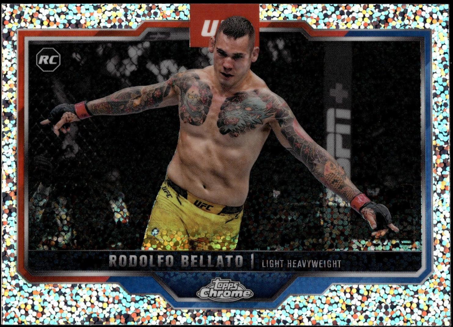 Rodolfo Bellato 2025 Topps Chrome UFC Base #194 Speckle Refractor