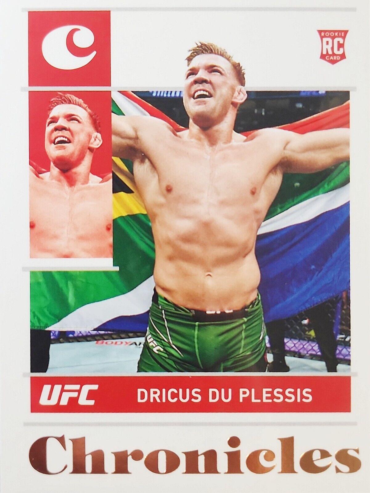 Dricus Du Plessis 2022 Panini Chronicles UFC Base Chronicles #79 Bronze