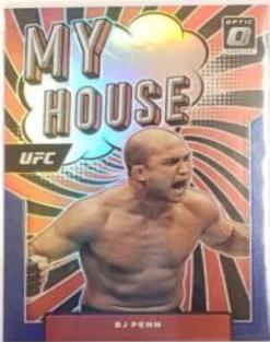 BJ Penn 2022 Panini Donruss Optic UFC My House #17 Blue