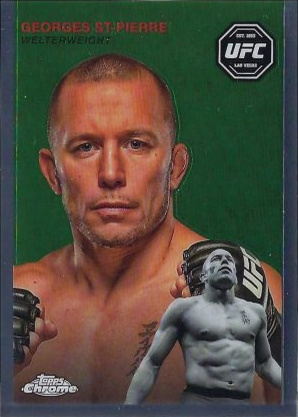 Georges St-Pierre 2024 Topps Chrome UFC 1954 Topps #FFT-1 Superfractor