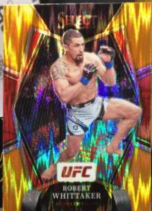 Robert Whittaker 2022 Panini Select UFC Premier Level #123 Black and Gold
