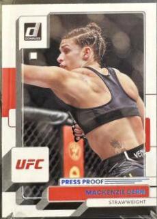 Mackenzie Dern 2023 Panini Donruss UFC Base #15 Press Proof Silver