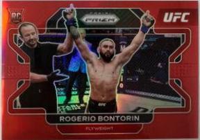 Rogerio Bontorin 2022 Panini Prizm UFC Base #30 Red