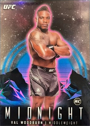 Val Woodburn 2024 Topps Midnight UFC Base #69 Daybreak