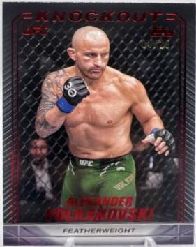 Alexander Volkanovski 2024 Topps Knockout UFC Base #47 Red
