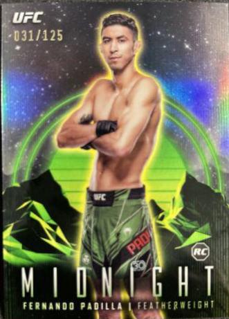 Fernando Padilla 2024 Topps Midnight UFC Base #65 Morning