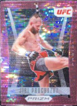 Jiri Prochazka 2022 Panini Prizm UFC Prizm Flashback #9 Pink Pulsar
