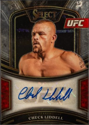 Chuck Liddell 2021 Panini Select UFC Signatures #9 Black Prizms