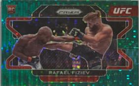 Rafael Fiziev 2022 Panini Prizm UFC Base #98 Green Pulsar