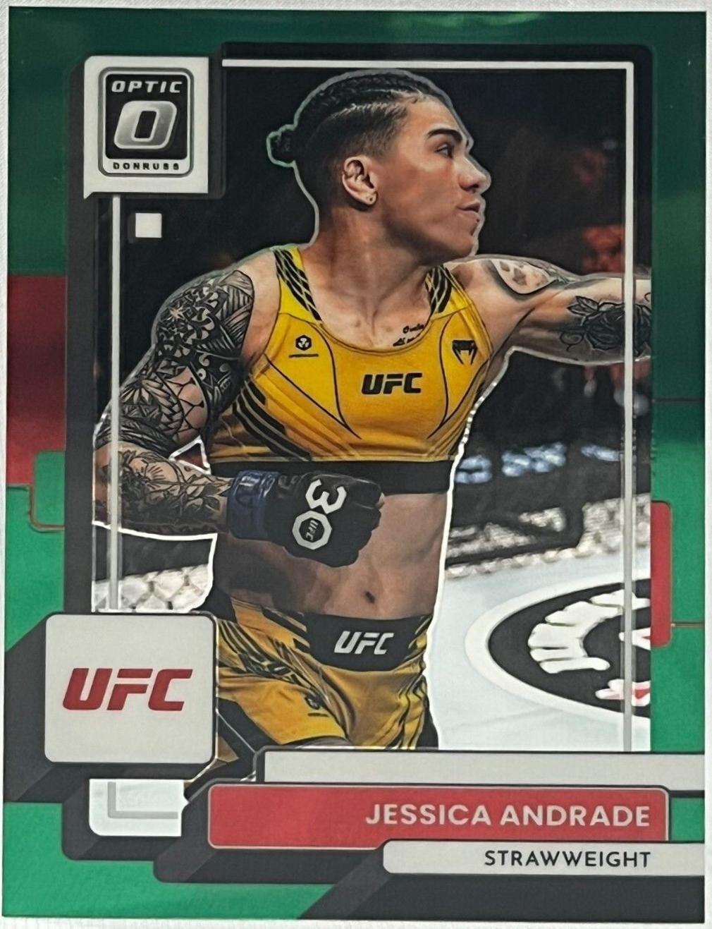 Jessica Andrade 2023 Panini Donruss Optic UFC Base #28 Green