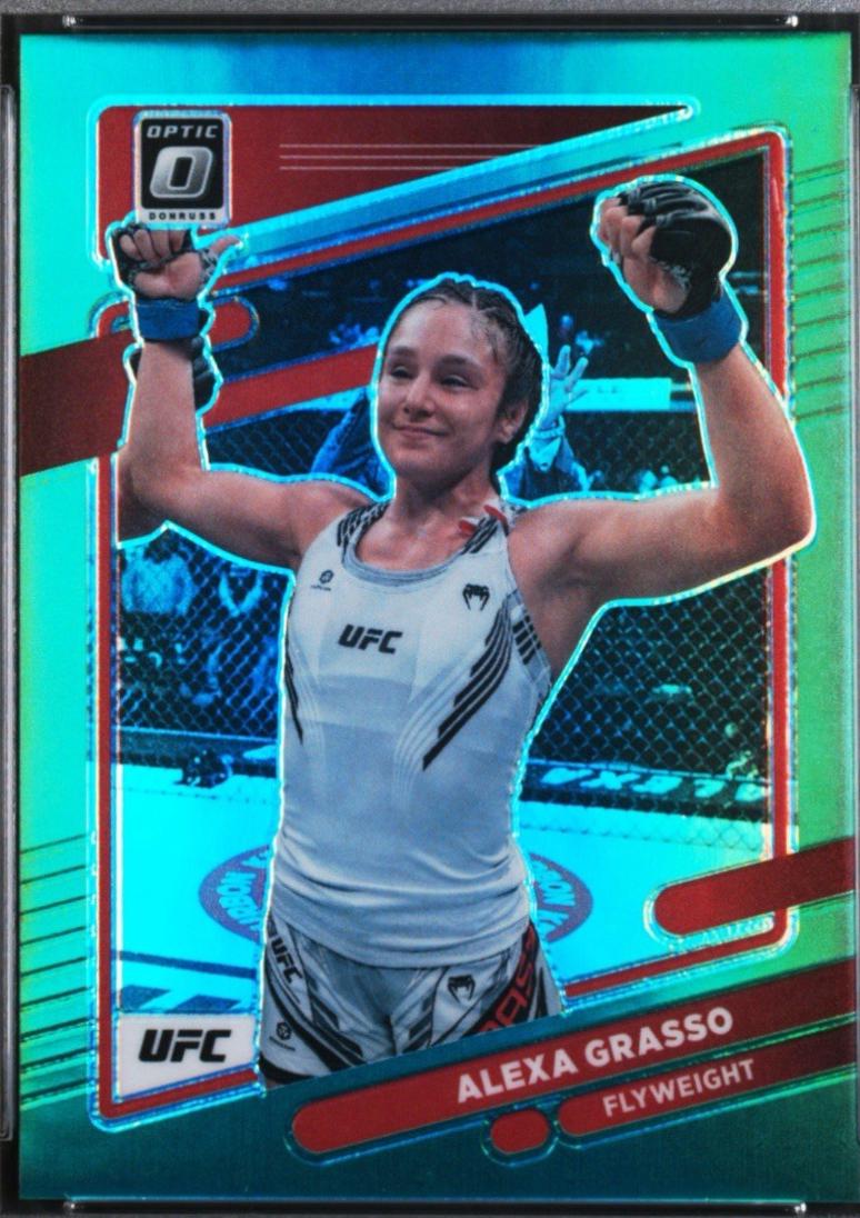 Alexa Grasso 2022 Panini Donruss Optic UFC Base #91 Green