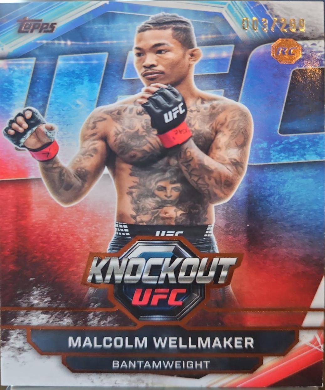 Malcolm Wellmaker 2026 Topps Knockout UFC Base #89 Bronze