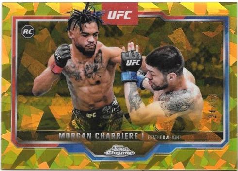 Morgan Charriere 2025 Topps Chrome Sapphire UFC Base Sapphire #37 Gold Sapphire