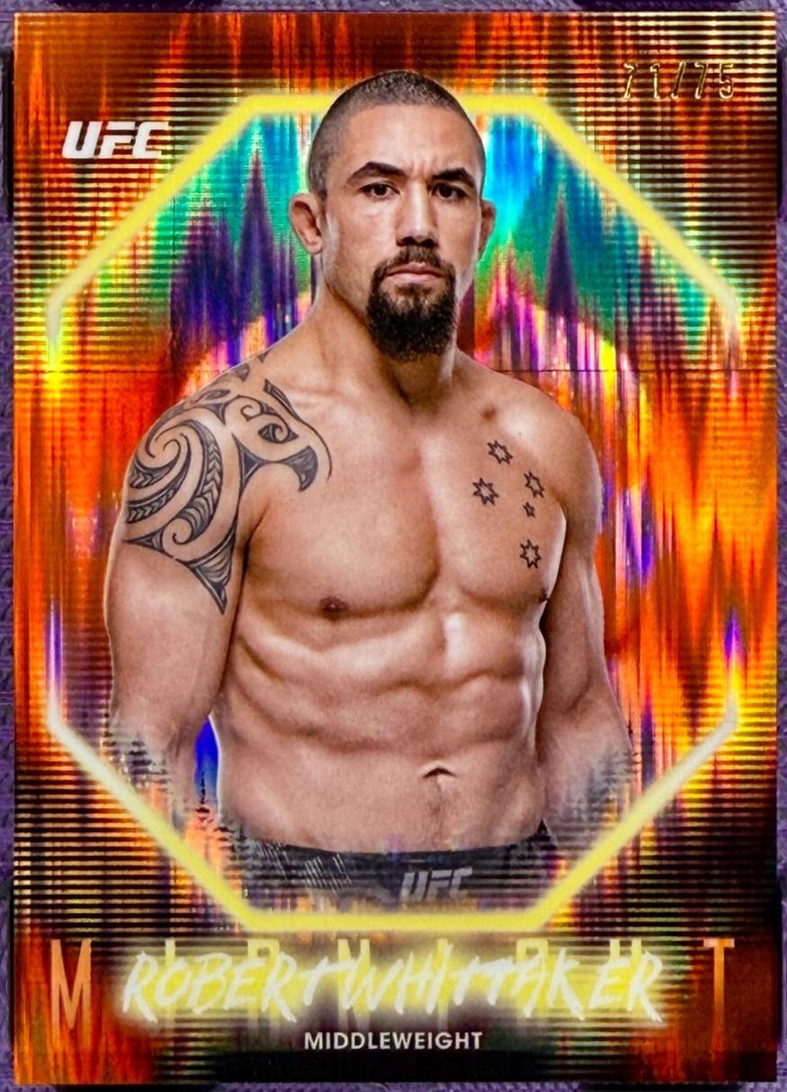 Robert Whittaker 2025 Topps Midnight UFC Base #69 Dusk