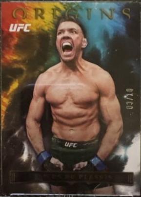 Dricus Du Plessis 2023 Panini Chronicles UFC Base Origins #138 Gold