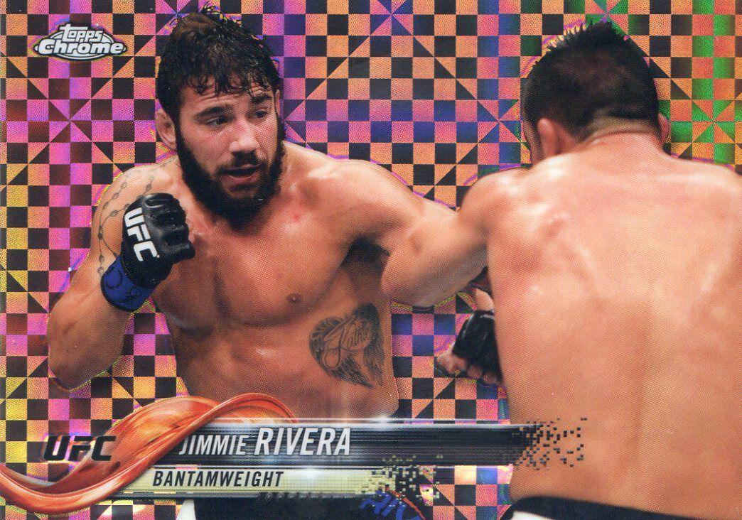 Jimmie Rivera 2018 Topps Chrome UFC Base #56 Xfractor