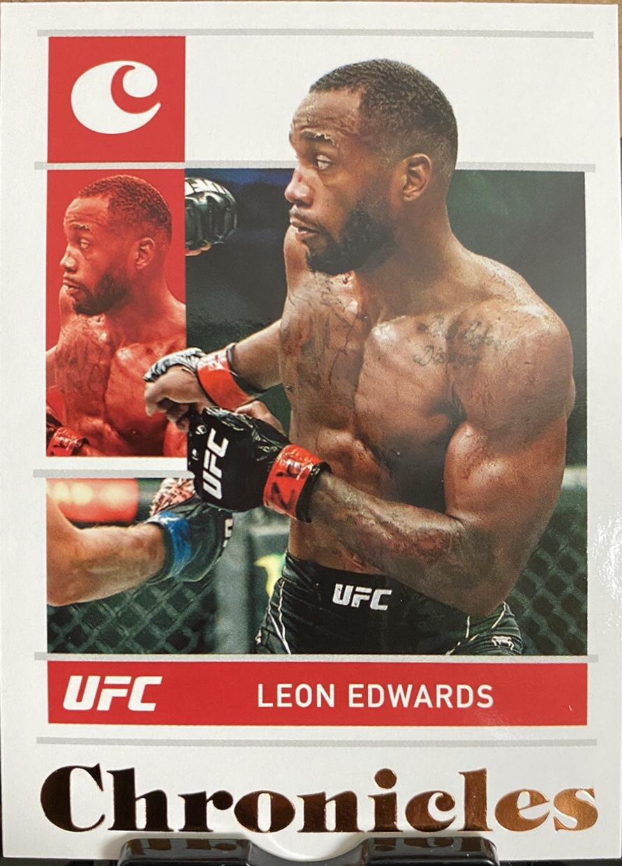 Leon Edwards 2022 Panini Chronicles UFC Base Chronicles #18 Bronze