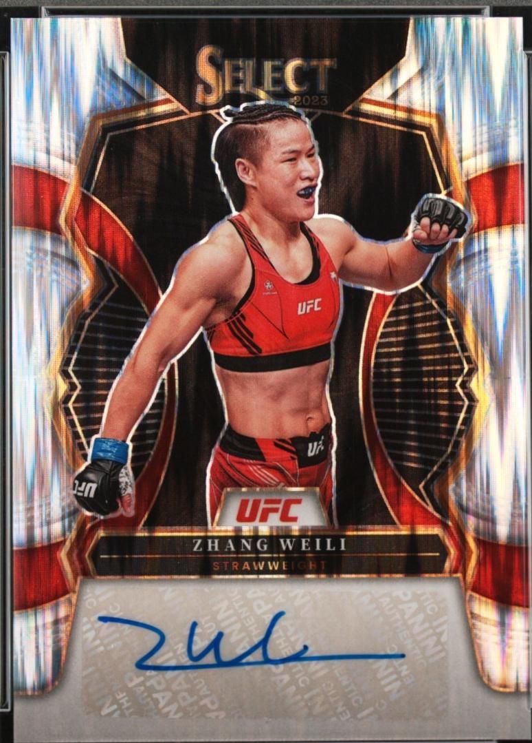 Zhang Weili 2023 Panini Select UFC Signatures #21 Flash